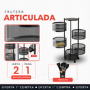 [Llevate 2 y Pagá 1] Frutera Giratoria Articulada de Acero Inoxidable de 3/4/5 Niveles | + REGALO: Kit de Utensilios de Cocina
