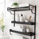 [Llevá 2 Pagá 1] Organizador de Baño de Acero Inoxidable de 3 Niveles + REGALO: 2 Mini Soportes Inox