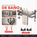 [Llevá 2 Pagá 1] Organizador de Baño Multifuncional de Acero Inoxidable con Instalación por Sellado al Vacío +REGALO: 2 Soportes de Baño