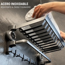 [Llevá 2 Pagá 1] Organizador de Baño Multifuncional de Acero Inoxidable con Instalación por Sellado al Vacío +REGALO: 2 Soportes de Baño